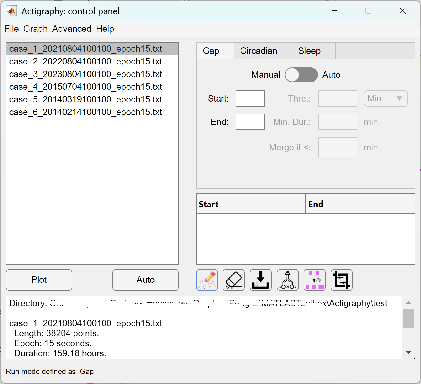 interface of ezActi3